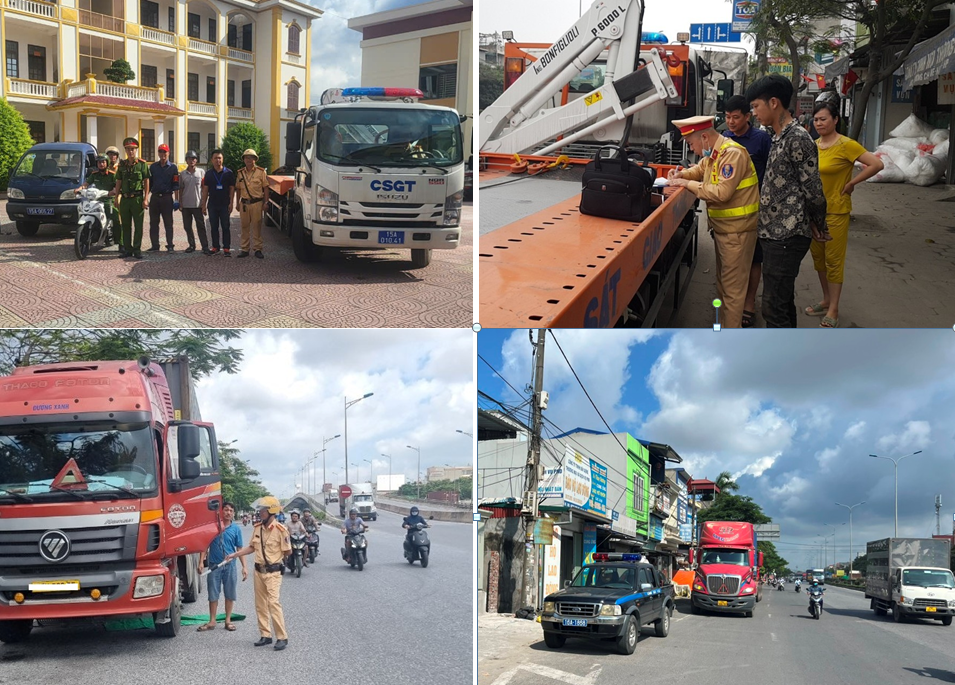 Công an quận Hải An tiếp tục tuần tra ,kiểm soát, xử lý trật tự công cộng trên tuyến đường Nguyễn Bỉnh Khiêm, Chùa Vẽ và đường Đình Vũ